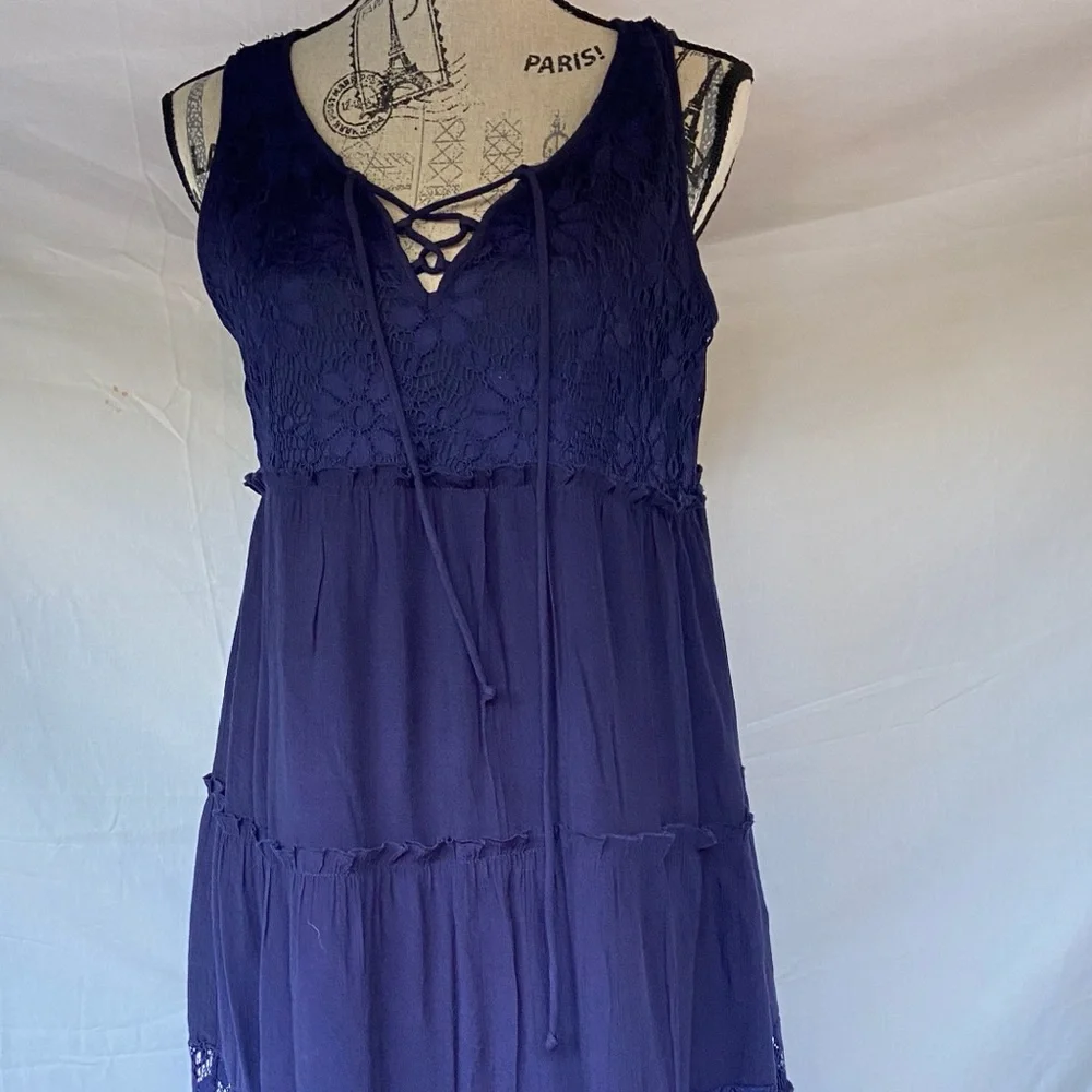 Collection B Deep Blue Top - Picture 1 of 5